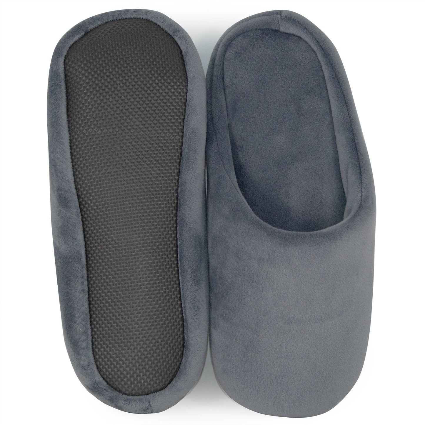 Plain Cloud Slippers - Grey