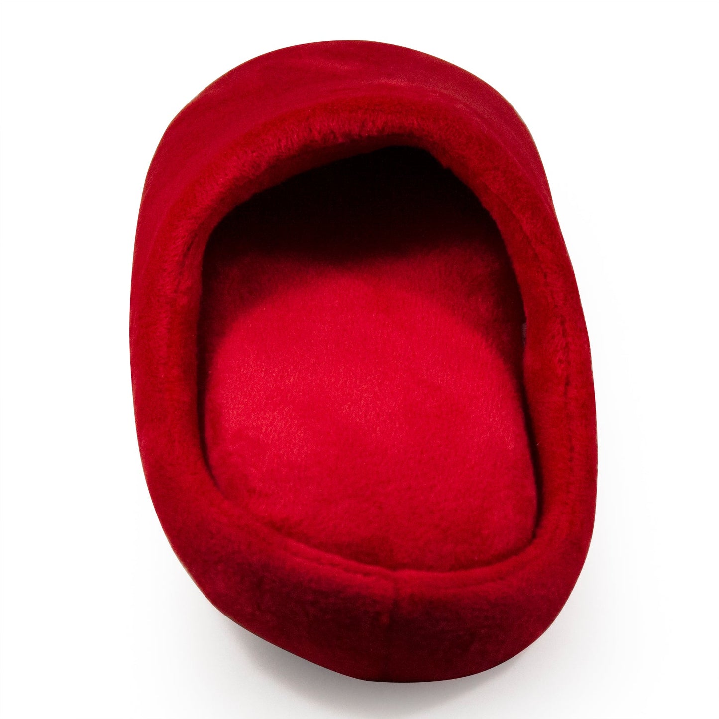 Plain Cloud Slippers - Red