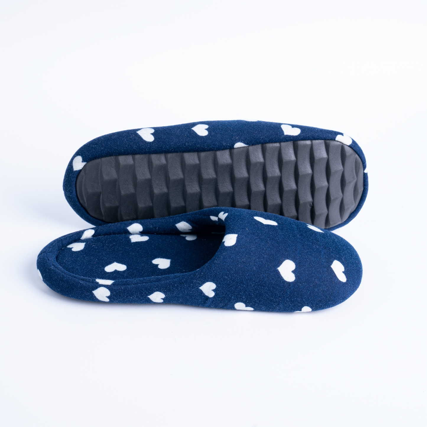 Baby Hearts Navy Blue Slipper💙