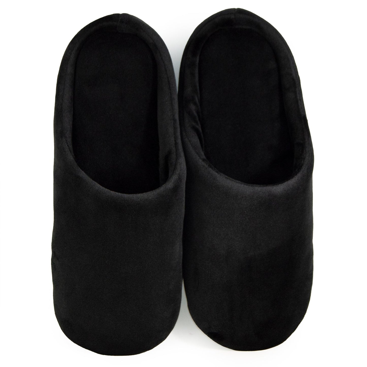 Plain Cloud Slippers - Black