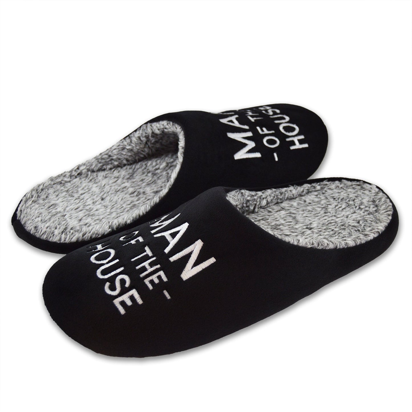 Man of the House Slippers - Black