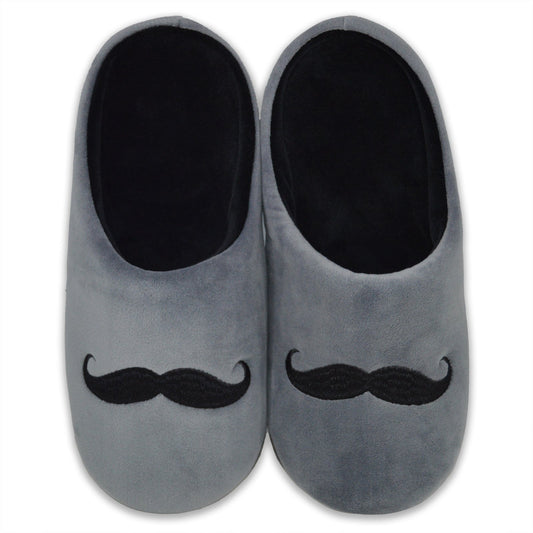 Moustache Slippers