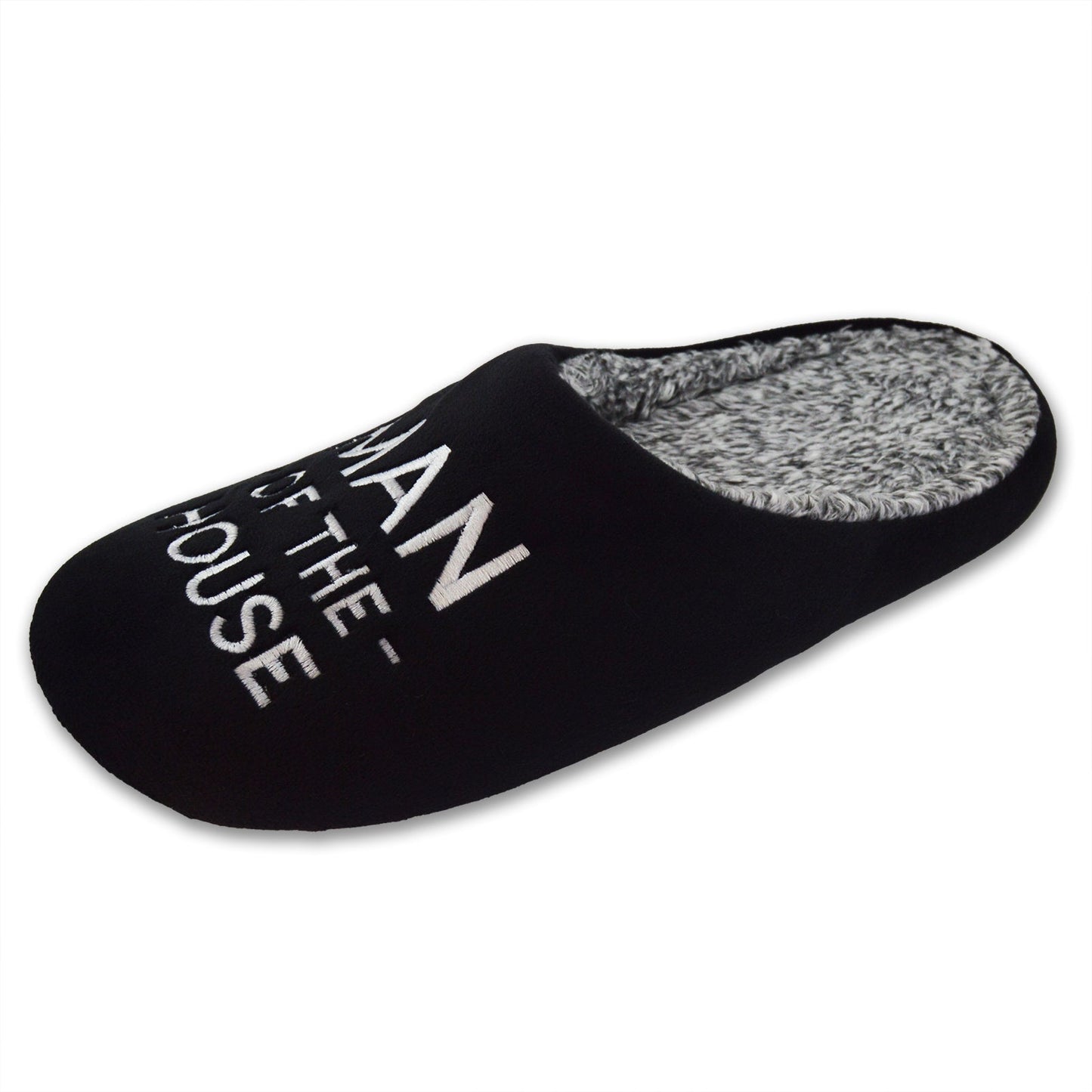 Man of the House Slippers - Black