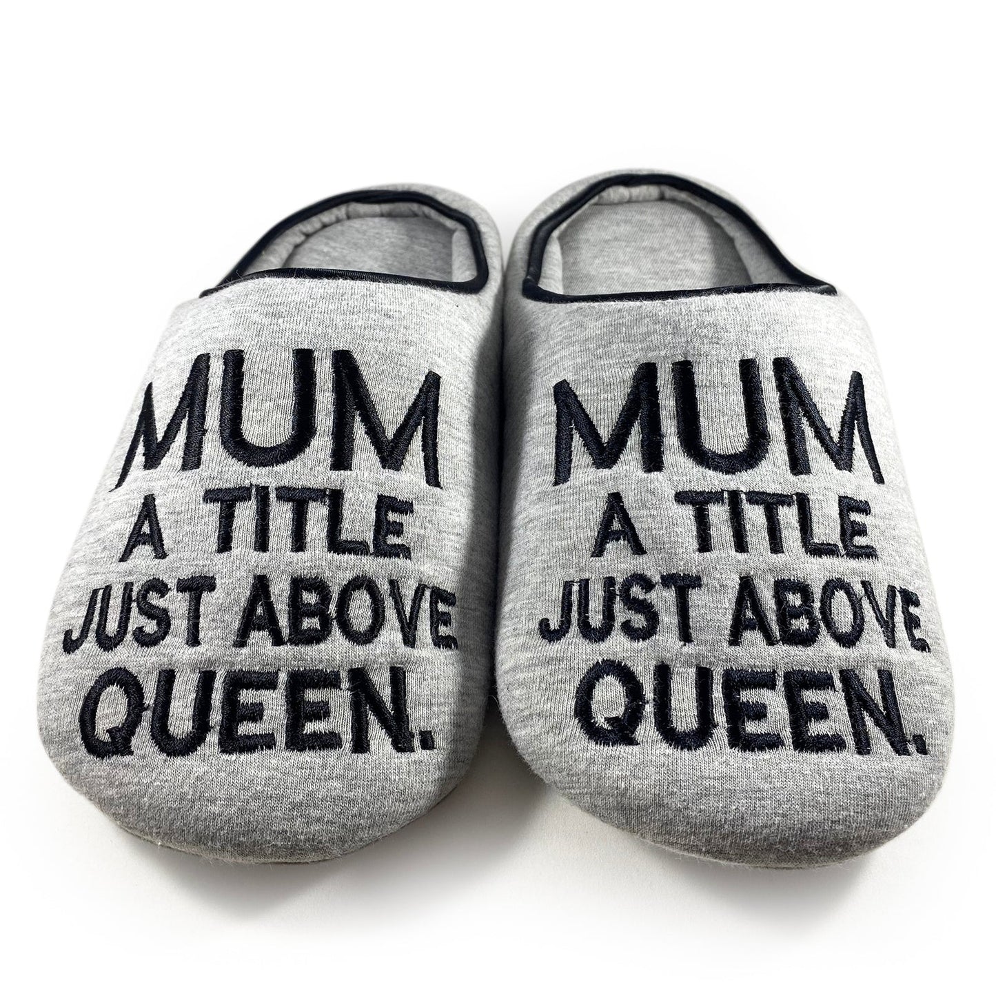 Mothers - MUM a Title Above Queen Slippers