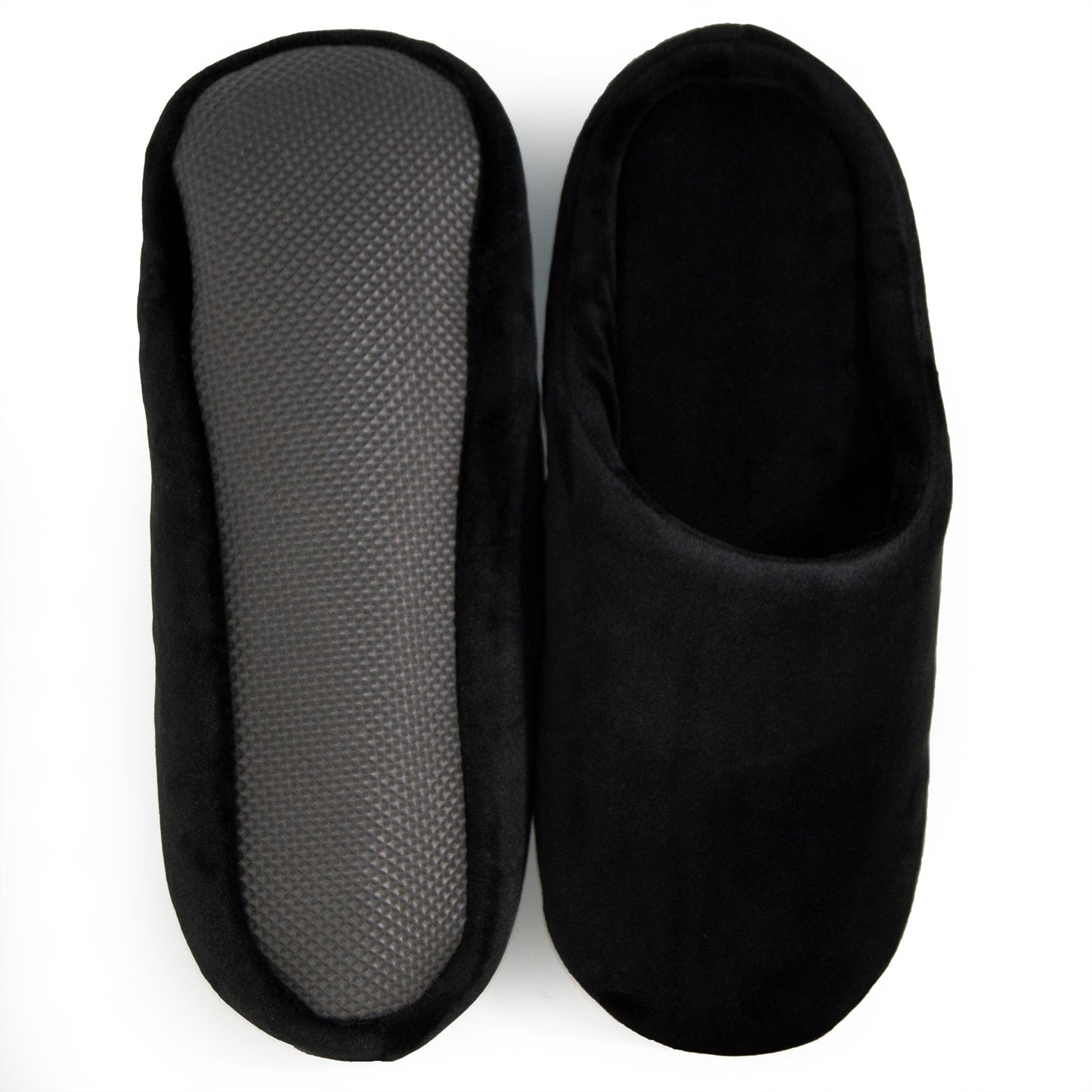 Plain Cloud Slippers - Black