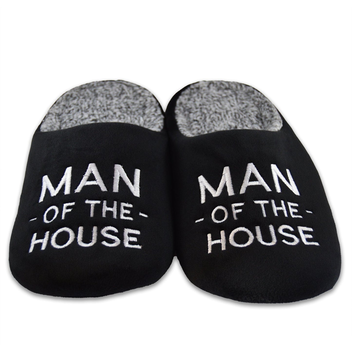 Man of the House Slippers - Black