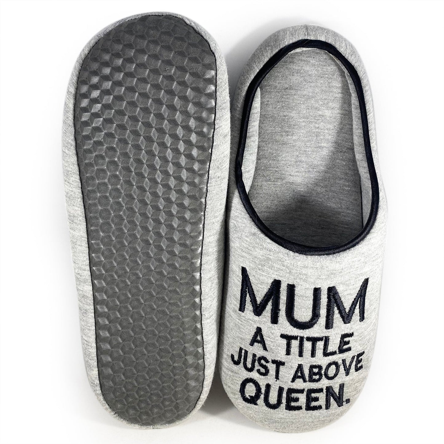 Mothers - MUM a Title Above Queen Slippers