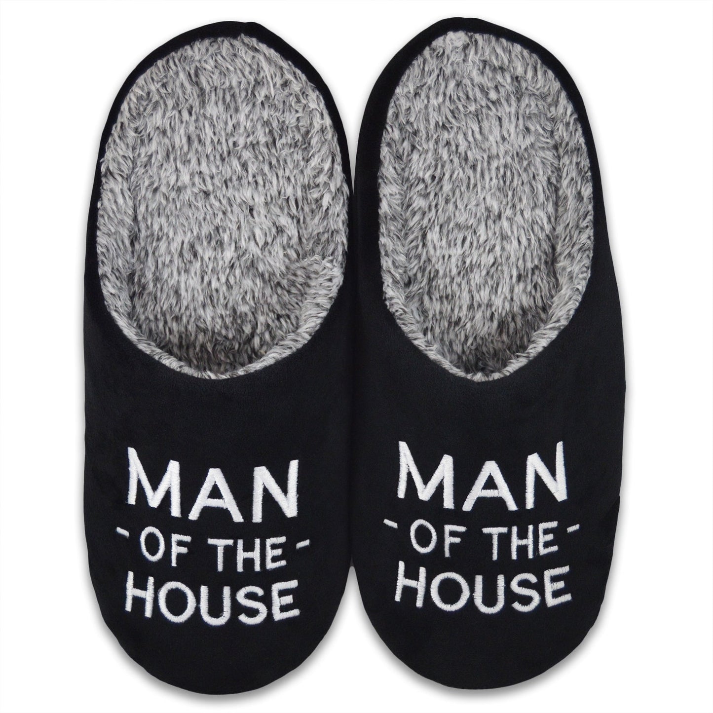 Man of the House Slippers - Black