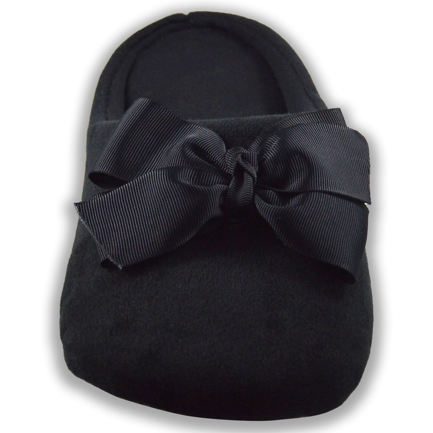 Big Black Bow Slippers