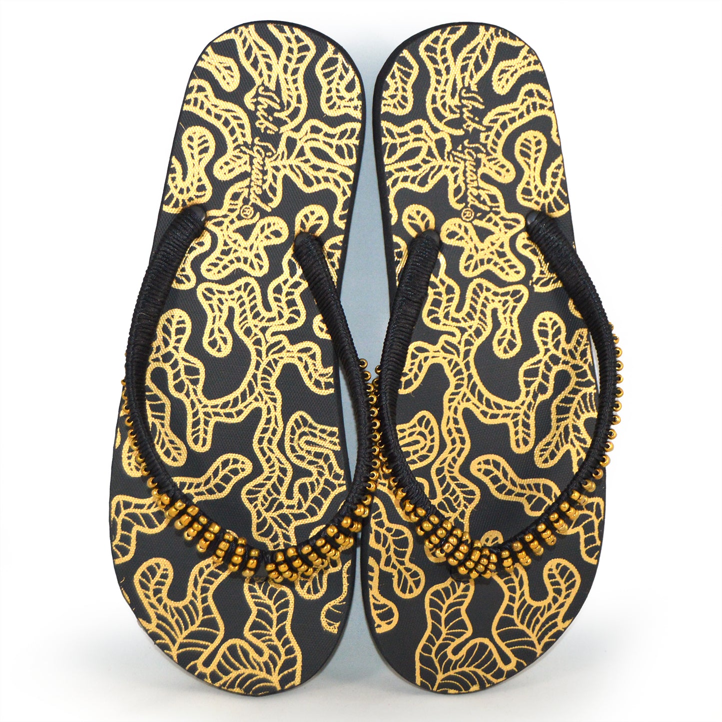 Coral golden beads - Flip Flop