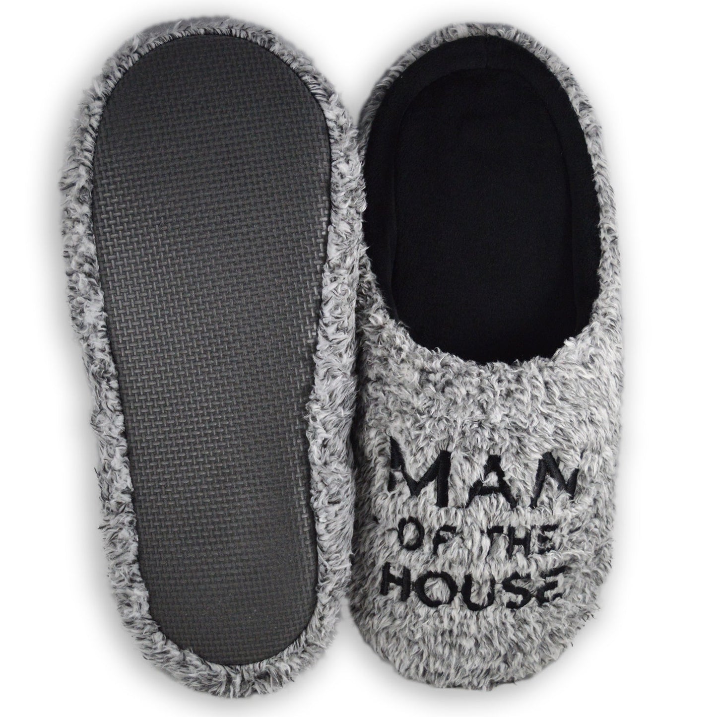 Man of the House Slippers - Grey