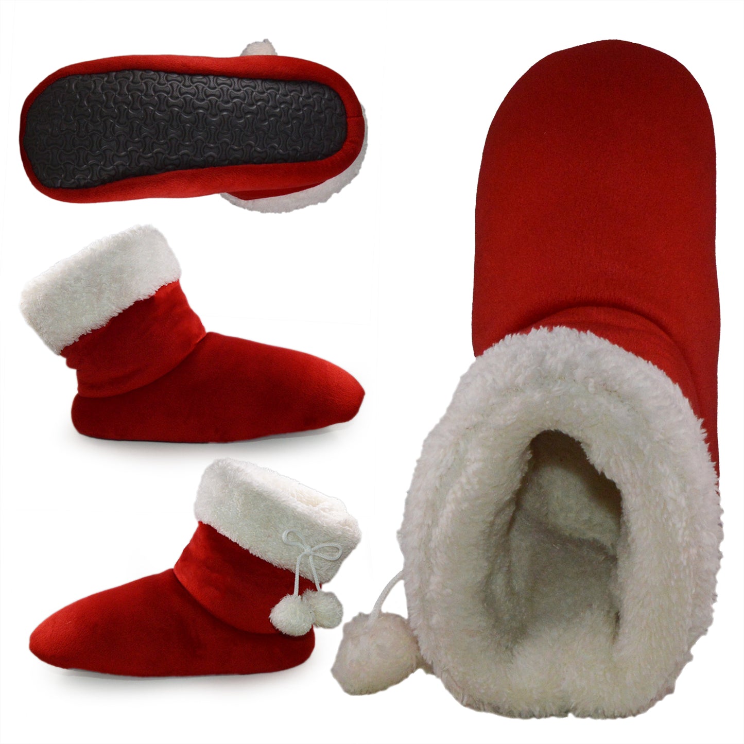 Red Winter Boots