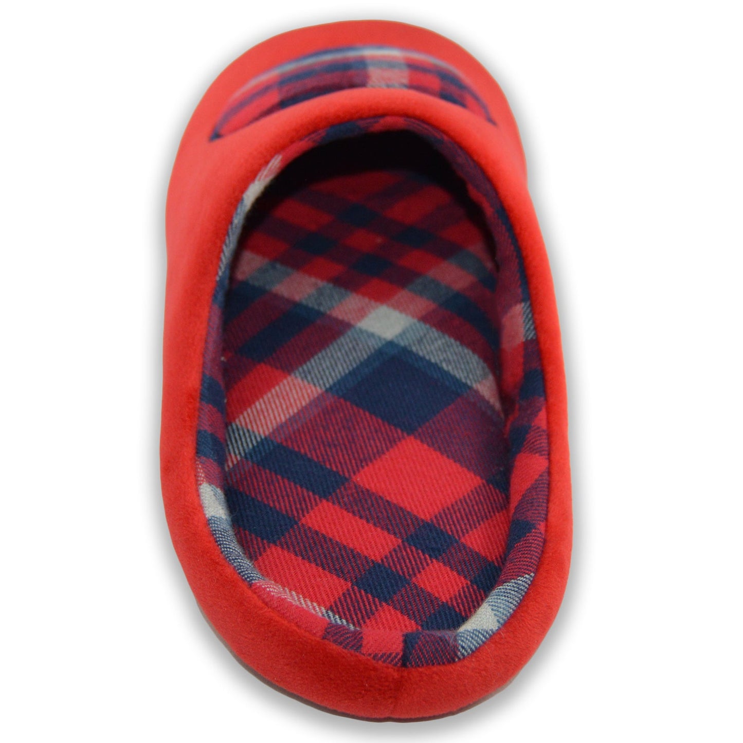 Red Checkered Heart Slippers