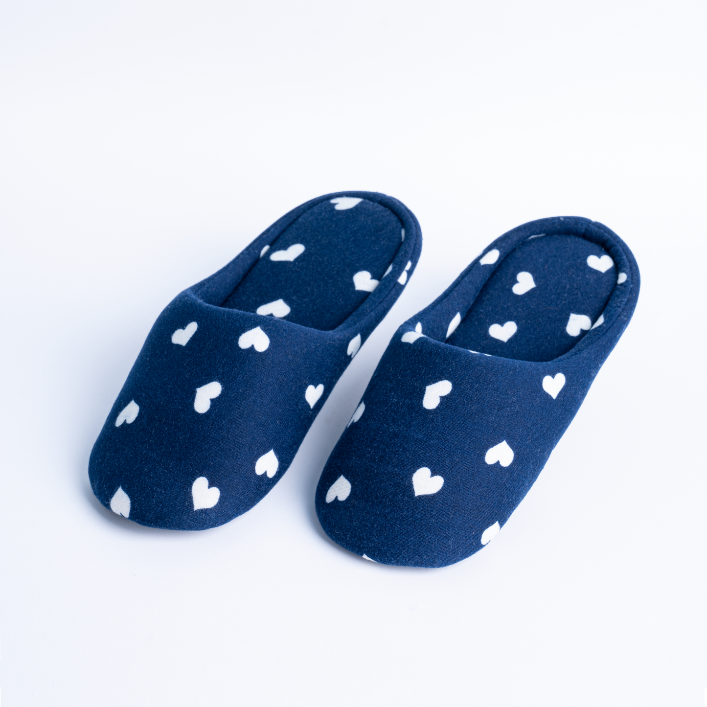 Baby Hearts Navy Blue Slipper💙