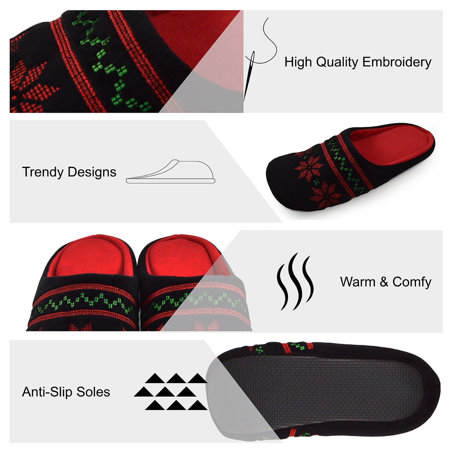 Snowflakes Slipper