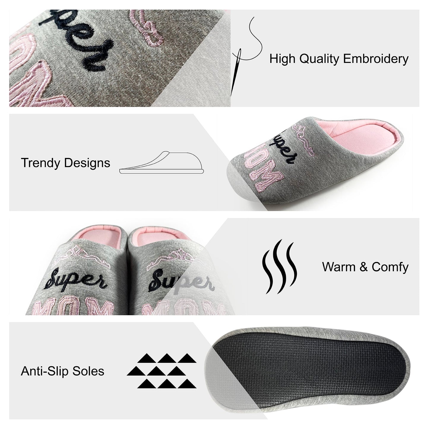 Mothers - Super Mom Slippers
