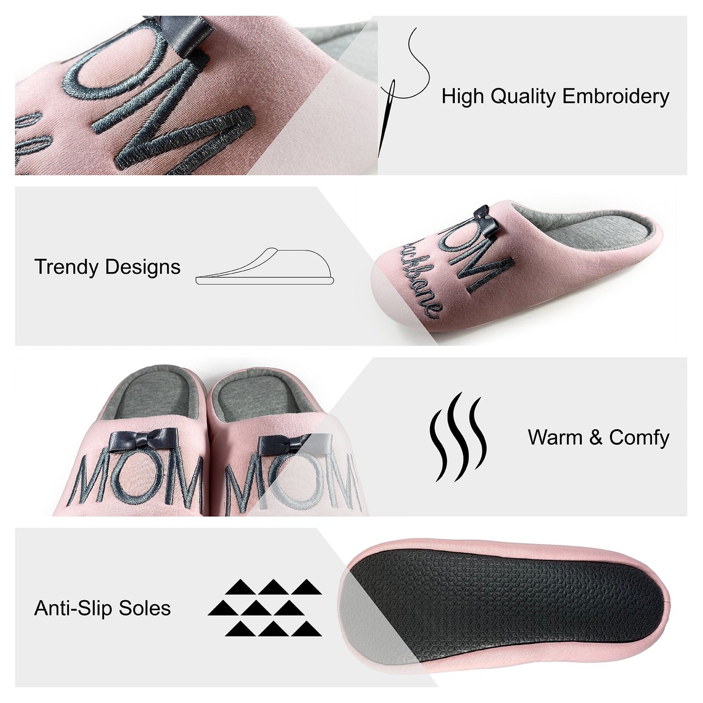 Mothers - Mom #Backbone Slippers