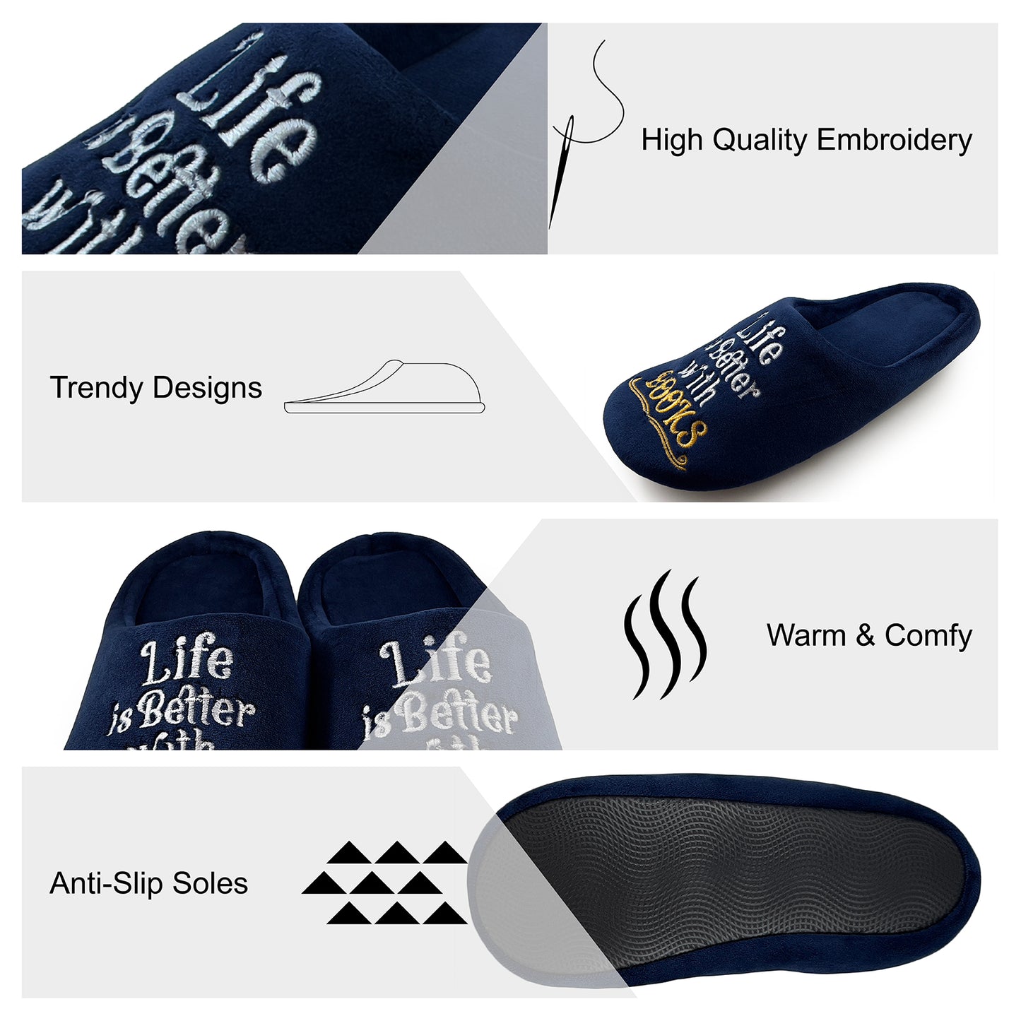 Books Lover Slipper