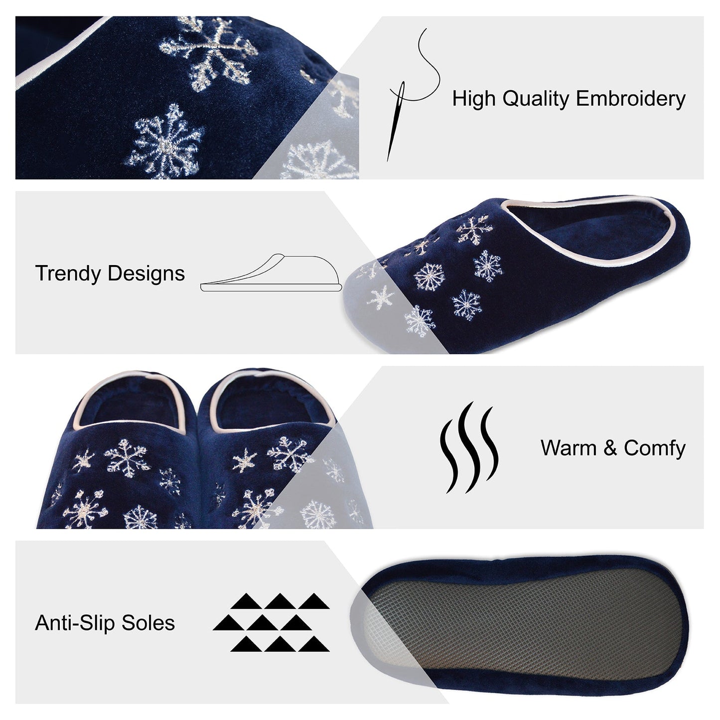 Snowflake Slippers