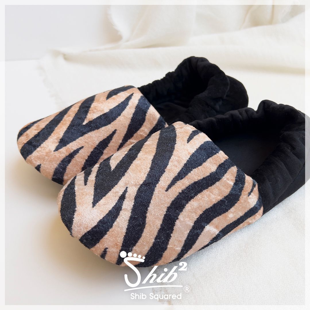 Tiger - Closed Back Winter Slippers
