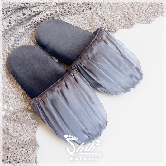Elegance black stain - home slippers