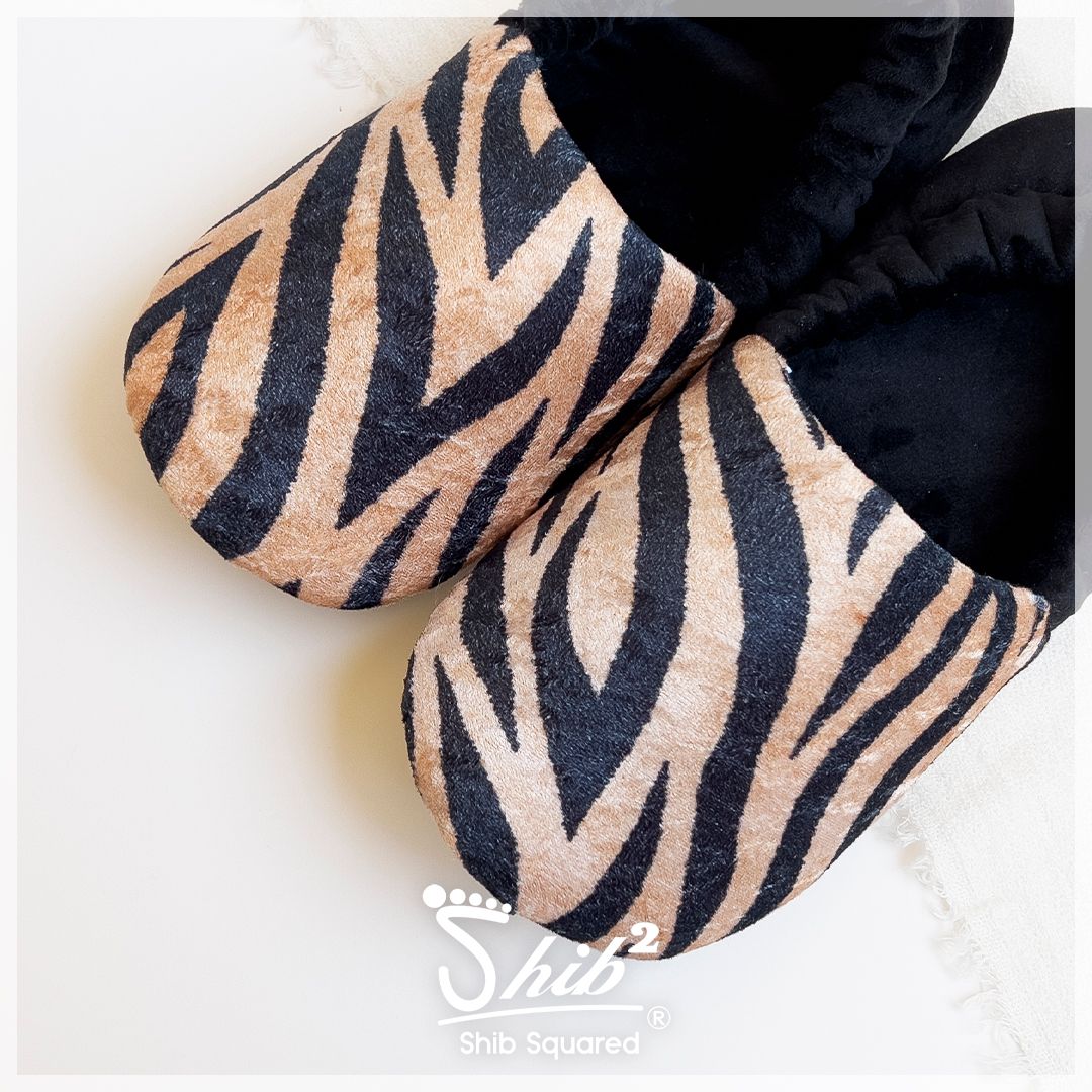 Tiger - Closed Back Winter Slippers