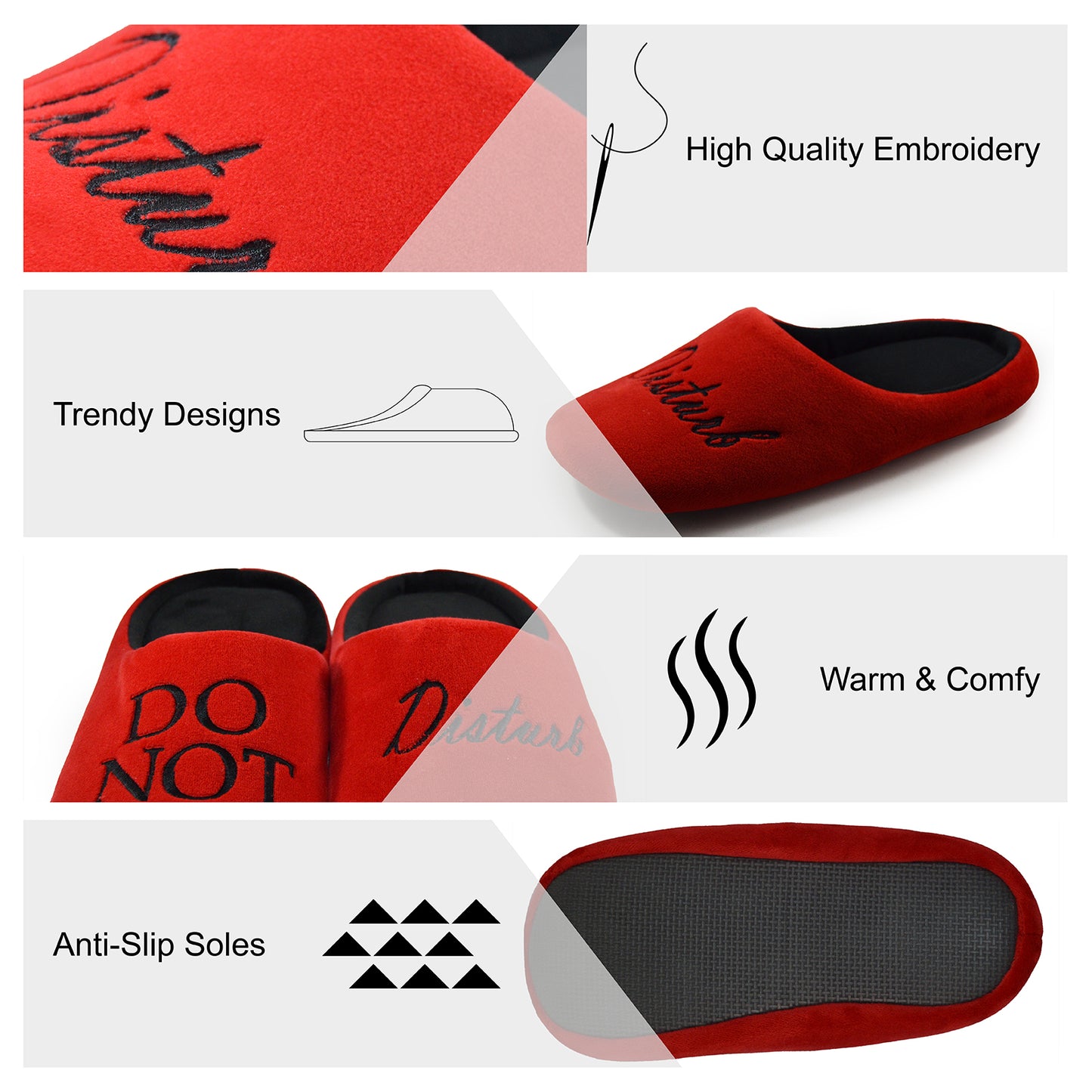 DO NOT DISTURB - Red Slipper