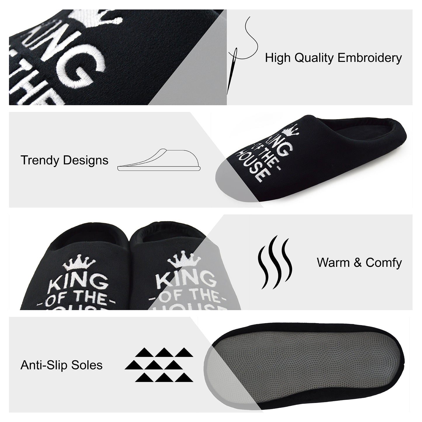 King of The House - Men Slippers