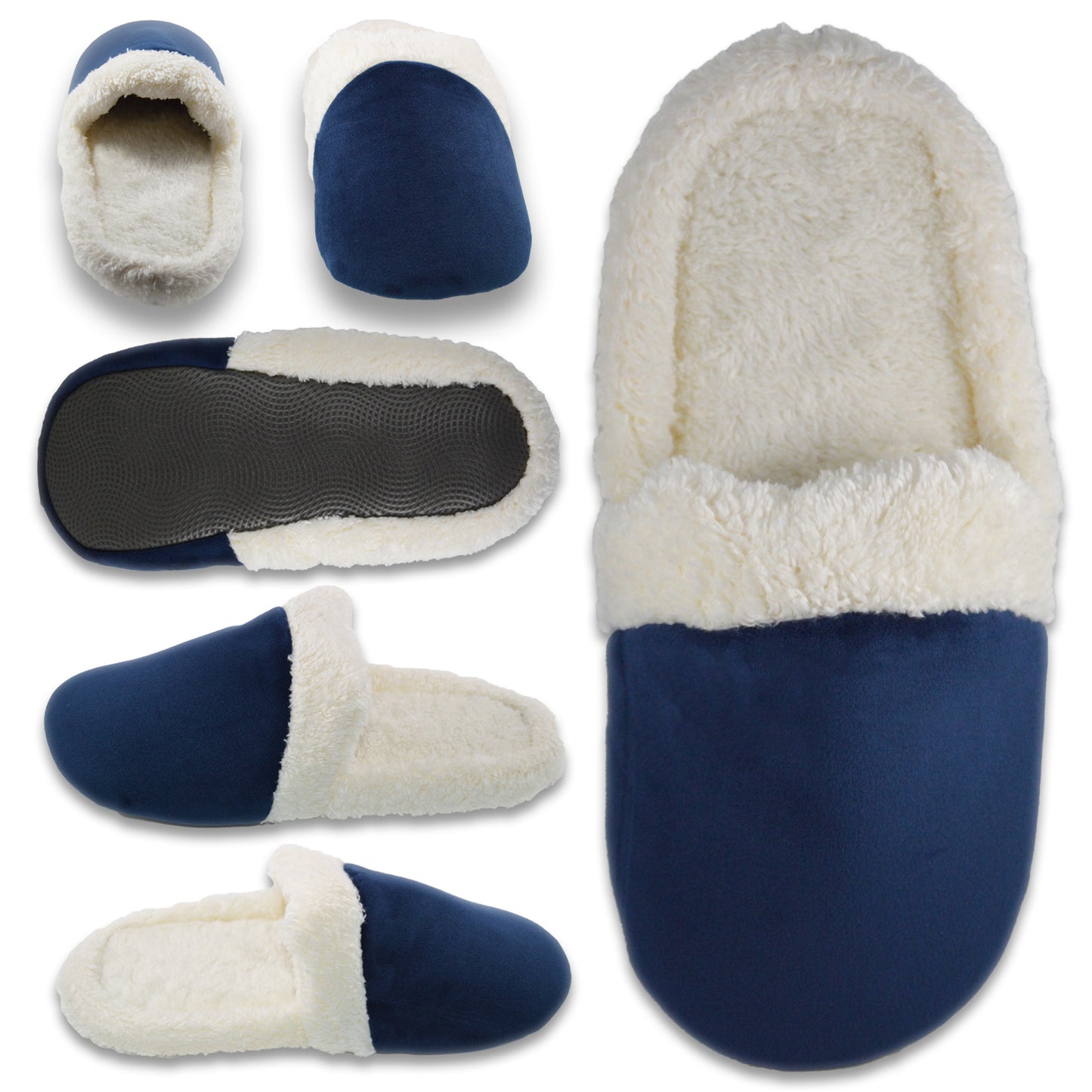 Plain Velvet Fur Slipper