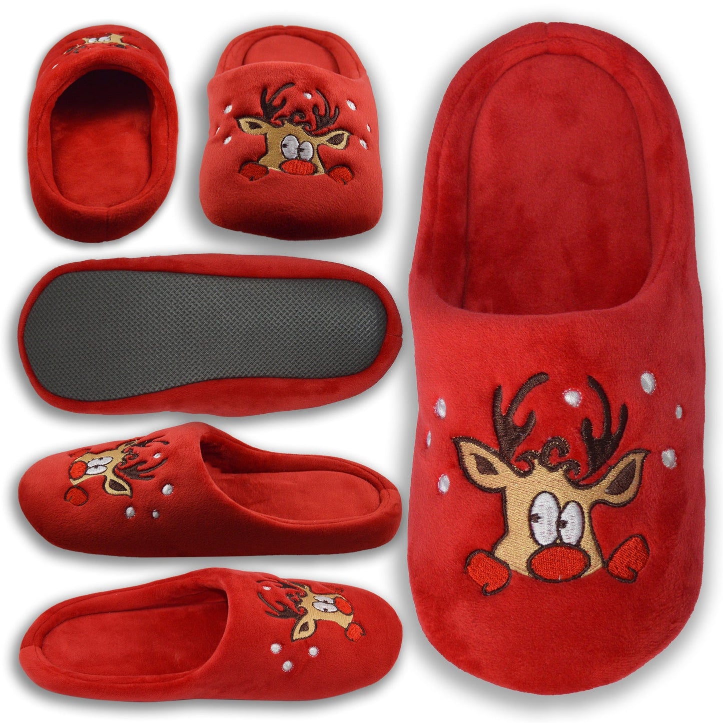Rudolph the Red Nose Reindeer Slippers